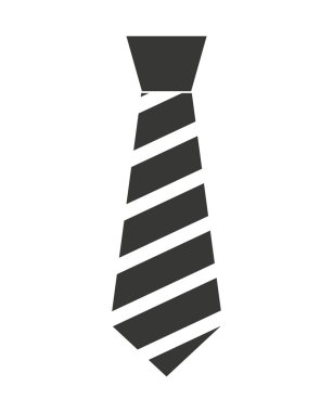 zarif kravat izole simgesi tasarım