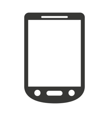 cep telefonu izole simgesi tasarım