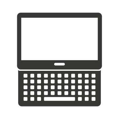 dizüstü bilgisayar simgesi tasarım izole