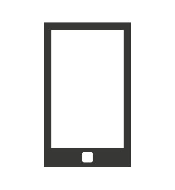 cep telefonu izole simgesi tasarım