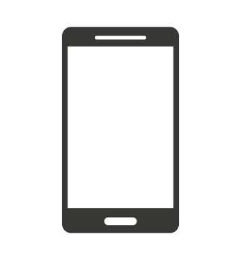 cep telefonu izole simgesi tasarım