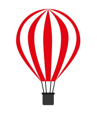 Balon hava izole simgesi