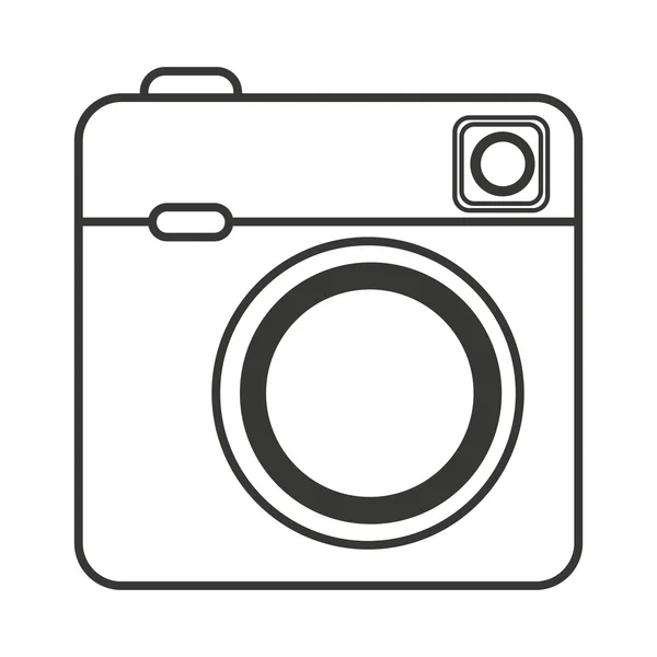 Design de ícone isolado câmera retro — Vetor de Stock