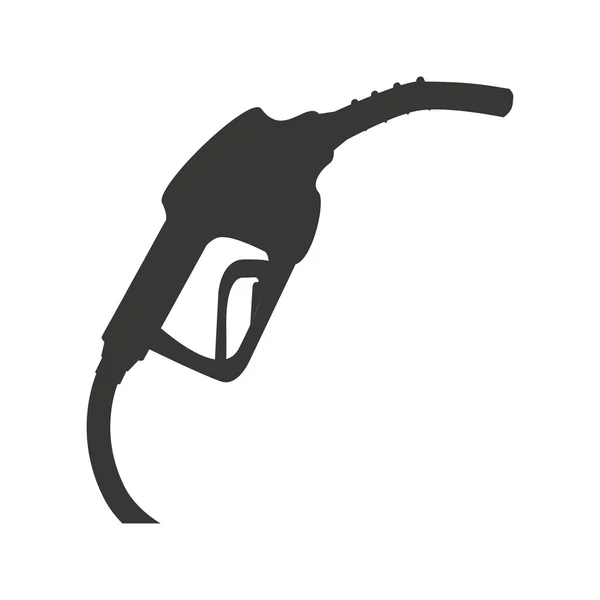 Bomba de gasolina diseño icono aislado — Vector de stock