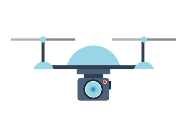 Drone technology isolated icon design — Stock Vector