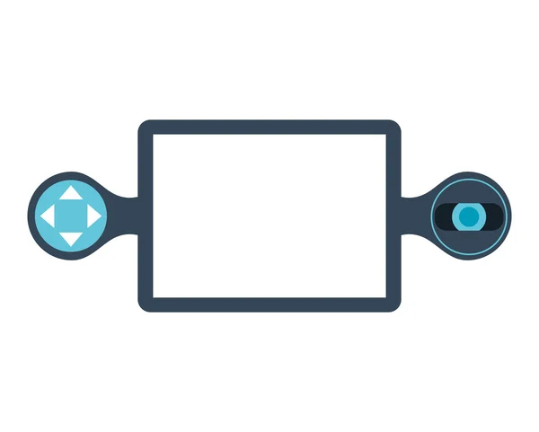 Control remoto drone aislado icono de diseño — Vector de stock