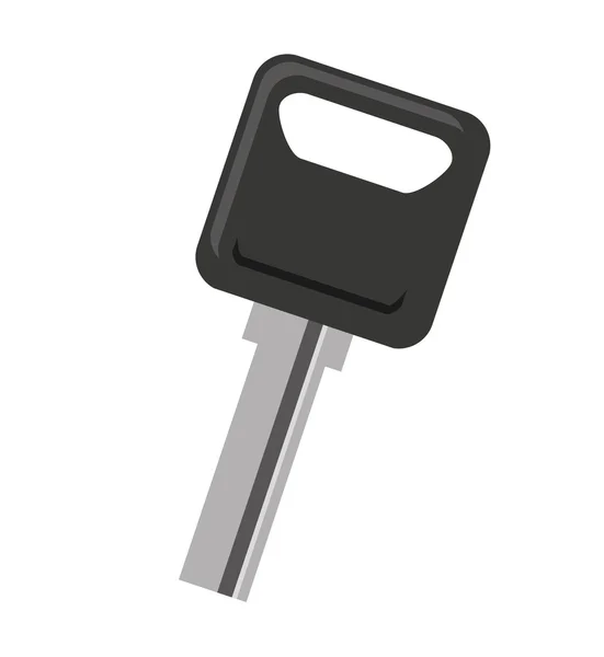Coche clave aislado icono de diseño — Vector de stock