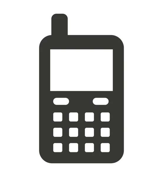 Diseño de icono aislado del teléfono celular — Vector de stock