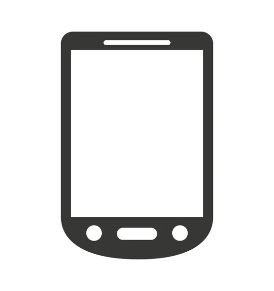 Conception icône isolée de téléphone portable — Image vectorielle