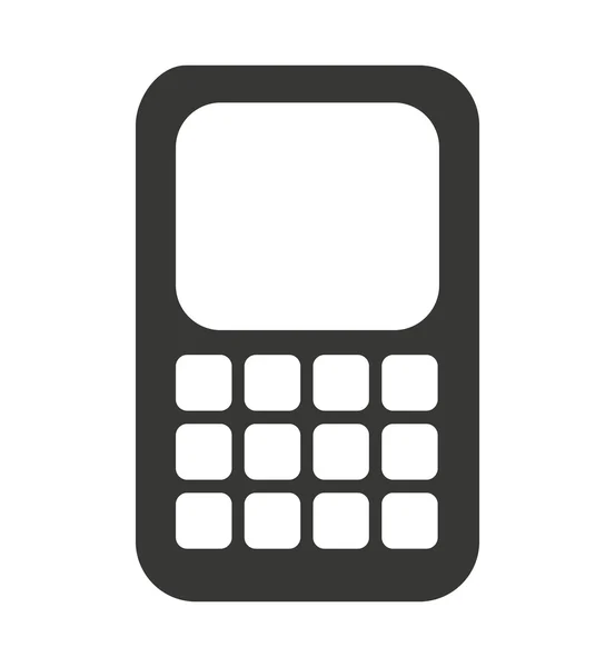 Diseño de icono aislado del teléfono celular — Vector de stock