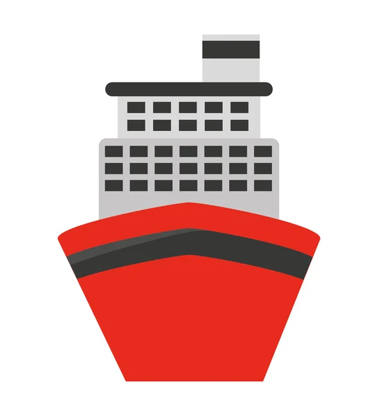 Crucero aislado icono de diseño — Vector de stock