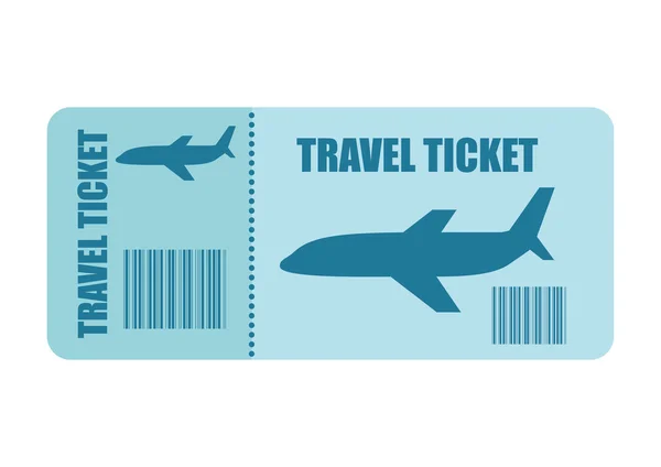 Ticket volar aislado icono de diseño — Vector de stock