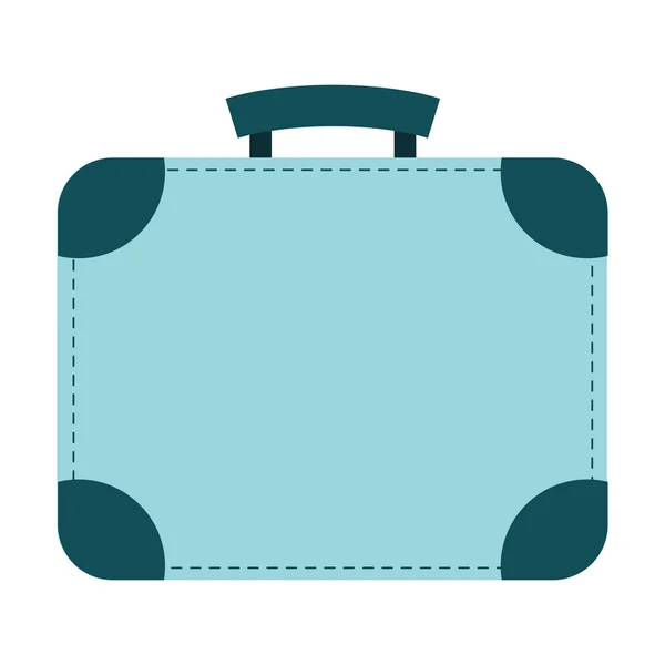 Izole bavul simgesi tasarım — Stok Vektör