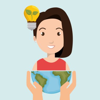 gezegen olan insanlar izole simgesi