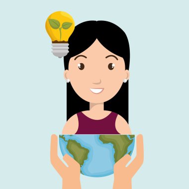 gezegen olan insanlar izole simgesi