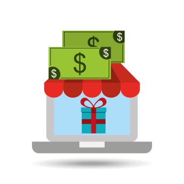 e-ticaret alışveriş simgesi