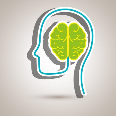 fikirler izole simgesi tasarım