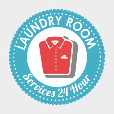 çamaşır odası izole simgesi