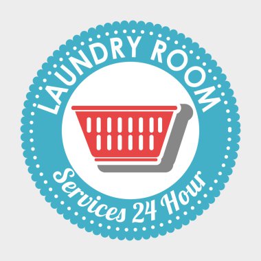 çamaşır odası izole simgesi