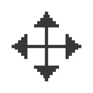 Bilgisayar fare hedef Noktalayıcı izole simgesi