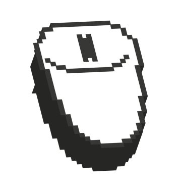 Bilgisayar fare işaretçi simgesi tasarım izole