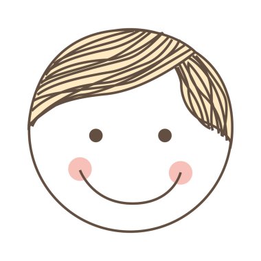 Koca çizim izole simgesi tasarım