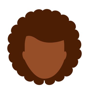 genç kadın izole simgesi