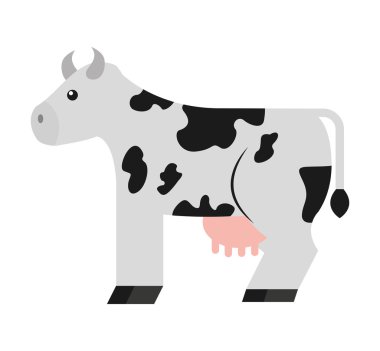 izole simgesi tasarım inek