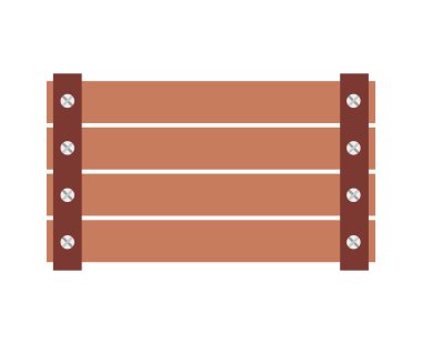 çiftlik çit izole simgesi