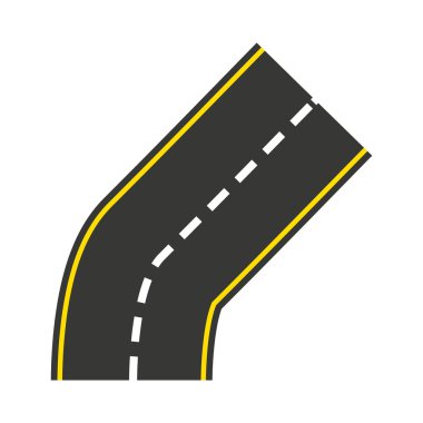 yol stil simgesi tasarım izole