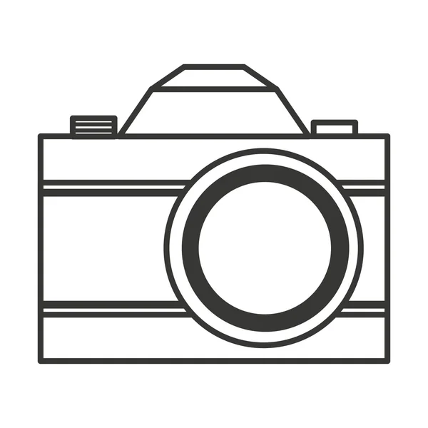 Retro camera isolated icon design — стоковый вектор