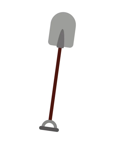 Gardening shovel isolated icon design — Stock Vector