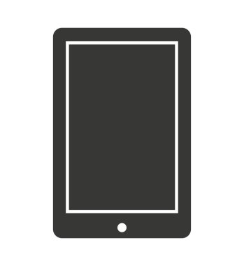 Tablet cihaz simgesi tasarım izole
