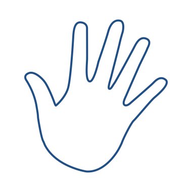 el baskı izole simgesi tasarım