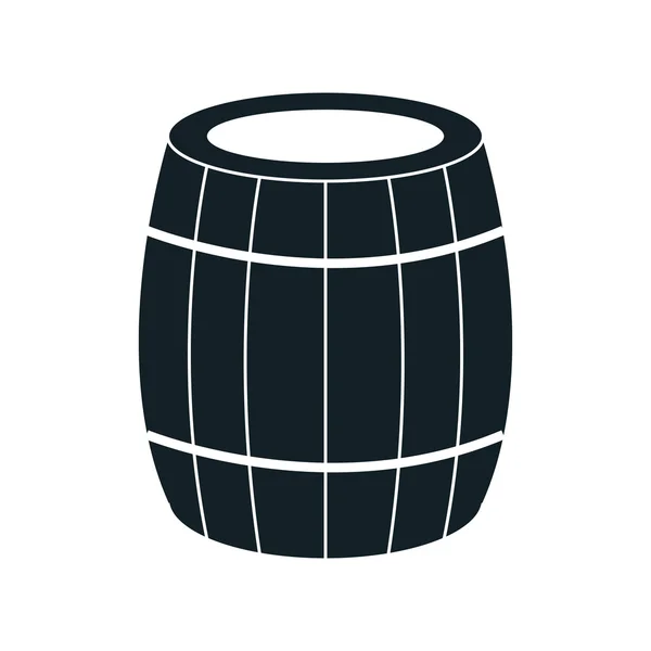 Delicious wine isolated flat icon. — Stock Vector