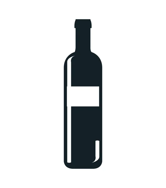 Delizioso vino isolato icona piatta . — Vettoriale Stock