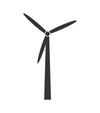 Yenilenebilir enerji tema tasarım simgesi