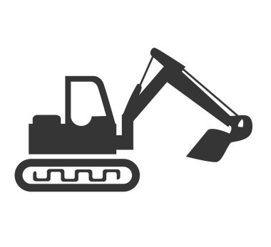 İnşaat sektörü tema tasarım simgesi