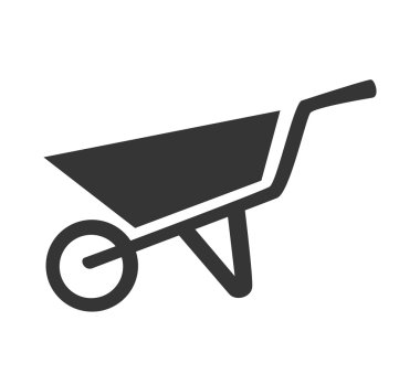 inşaat araçları tema tasarım simgesi