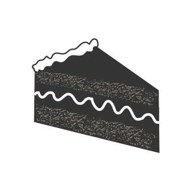 Lezzetli pasta düz simgesi.