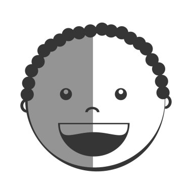 Küçük çocuklar çizgi film grafik tasarım, vektör çizim.