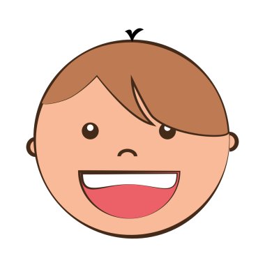 Küçük çocuklar çizgi film grafik tasarım, vektör çizim.