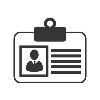 İş adamı izole düz simgesi, vektör çizim.