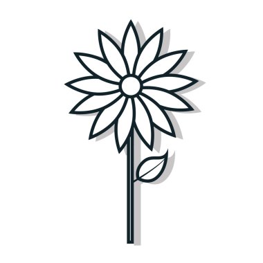 Çiçek ve Bahçe Tema tasarım, vektör çizim.