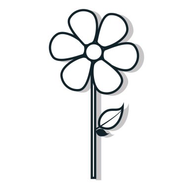 Çiçek ve Bahçe Tema tasarım, vektör çizim.