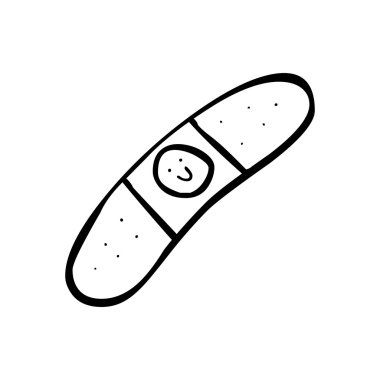 Tıbbi malzeme kutsal kişilerin resmi, vektör çizim.