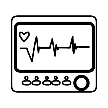 Tıbbi malzeme kutsal kişilerin resmi, vektör çizim.