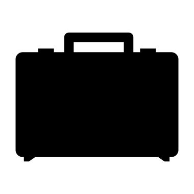 İş evrak izole düz simgesini, vektör çizim.