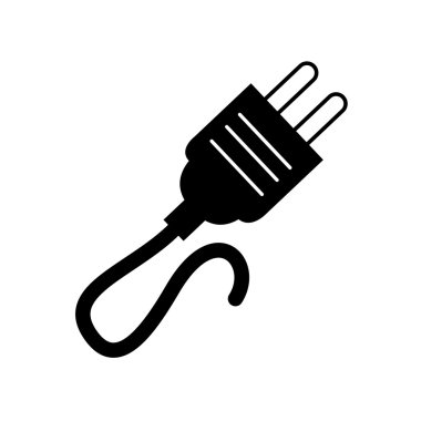 Elektrikli tel tak, vektör çizim ile.