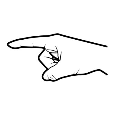 El jest, yalıtılmış düz simgesi simgeleyen.